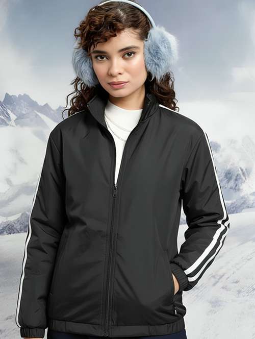 women tapered long sleeve windcheater jacket - 22026210 - Very Small Image - 1