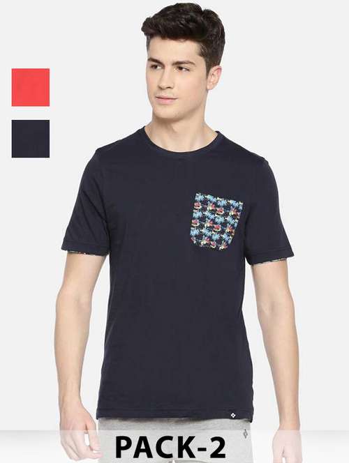 men pack of 2 printed short sleeve t-shirt - 22030279 - Very Small Image - 1