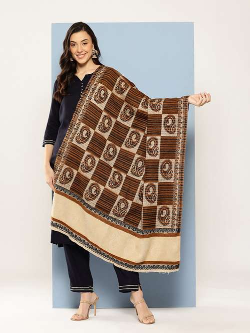 women paisley reversible shawl - 22033718 - Very Small Image - 1