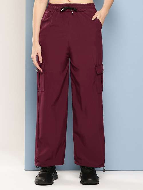 girls solid mid rise cargo - 22033869 - Very Small Image - 1