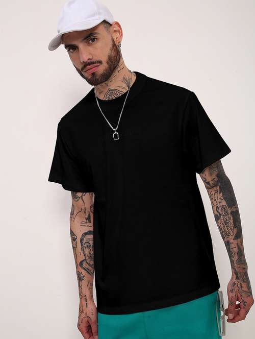 men solid short sleeve regular fit t-shirt - 22038154 - Very Small Image - 1