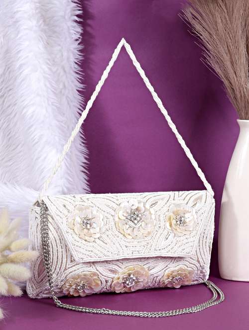 women embellished clutch - 22041149 - Very Small Image - 1