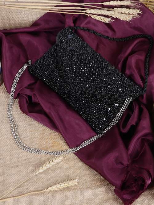 women embellished clutch - 22041159 - Very Small Image - 1