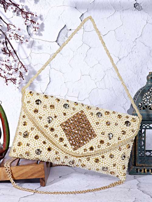 women embellished clutch - 22041160 - Very Small Image - 1