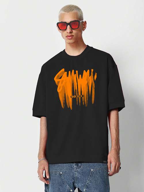 men printed short sleeve oversized t-shirt - 22051924 - Very Small Image - 1