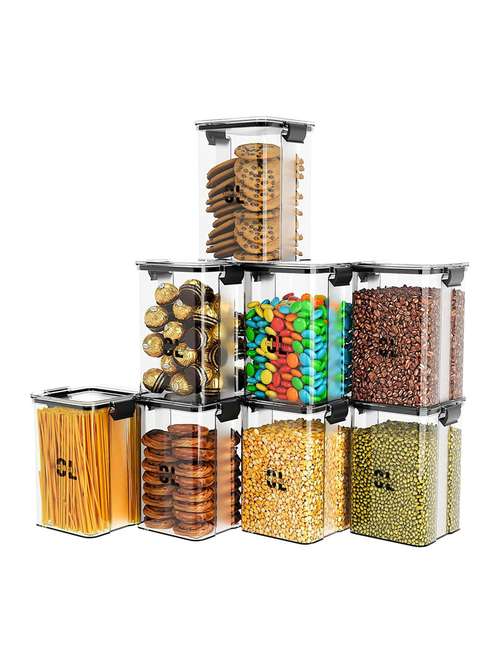 plastic storage container with lid - 22065815 - Very Small Image - 1