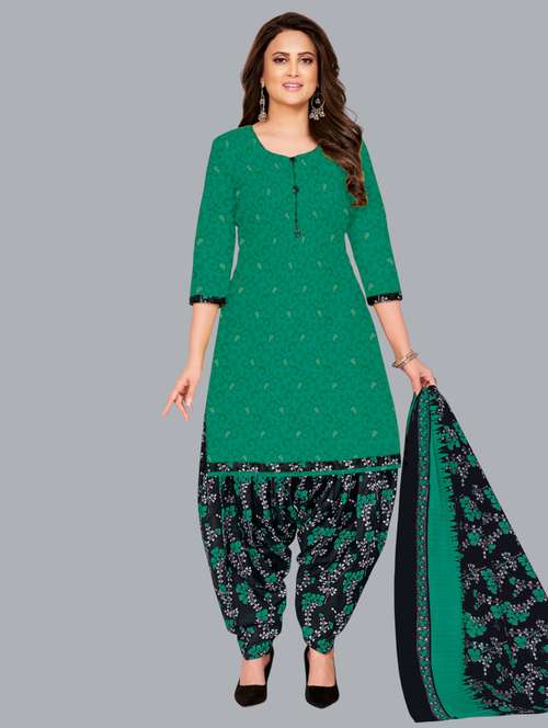 women printed unstitched salwar suit set - 22065950 - Very Small Image - 1