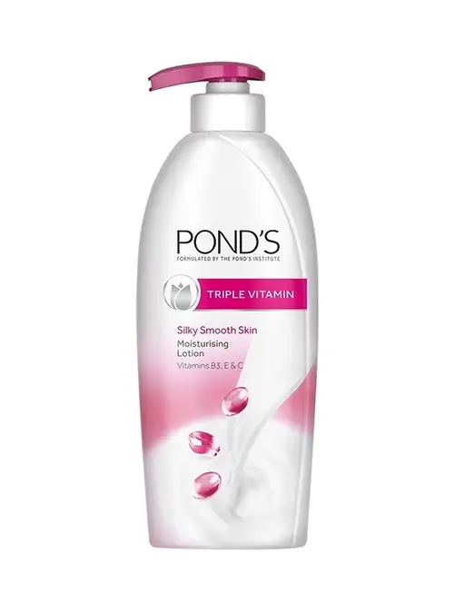 ponds-triple vitamin silky smooth lotion-600 ml - 22076146 - Very Small Image - 1