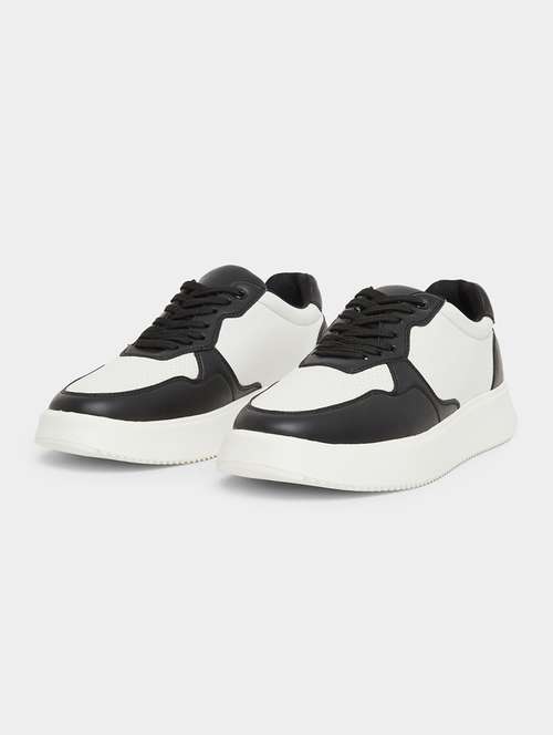 men color block lace up sneaker - 22083437 - Very Small Image - 1