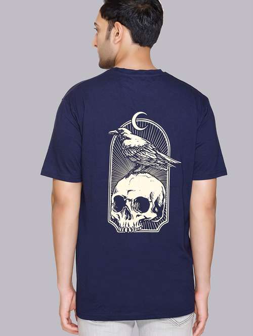 men back print round neck regular fit t-shirt - 22084733 - Very Small Image - 1