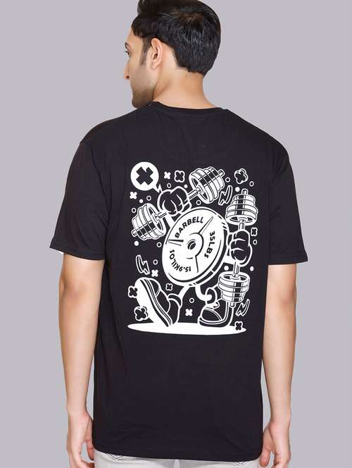 men back print round neck regular fit t-shirt - 22084735 - Very Small Image - 1