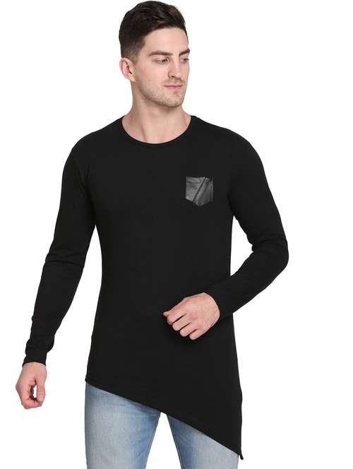 men solid long sleeve regular fit t-shirt - 22105593 - Very Small Image - 1