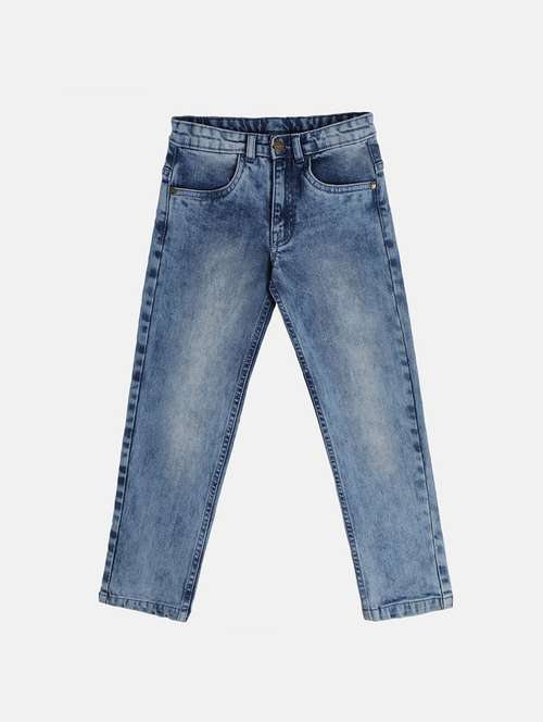 boys solid mid rise slim fit jean - 22106619 - Very Small Image - 1