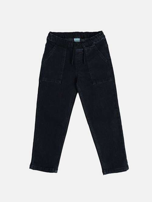 boys solid mid rise slim fit jean - 22106623 - Very Small Image - 1