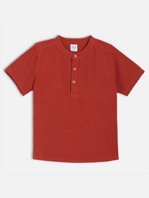 boys solid short sleeve t-shirt - 22106701 - Very Small Image - 1