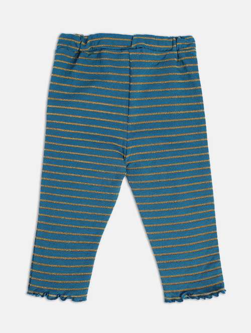 girls striped mid rise legging - 22108368 - Very Small Image - 1