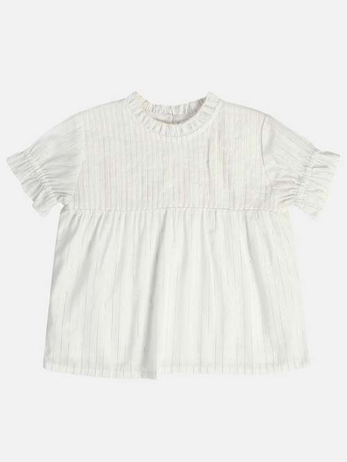 girls solid short sleeve top - 22108528 - Very Small Image - 1