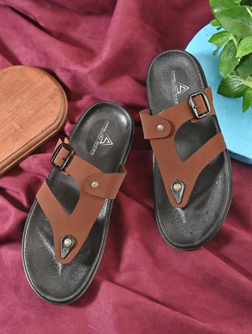 men solid toe seperator sandal - 22109468 - Very Small Image - 1