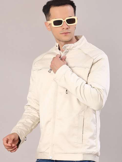 men solid long sleeve casual jacket - 22141334 - Very Small Image - 1
