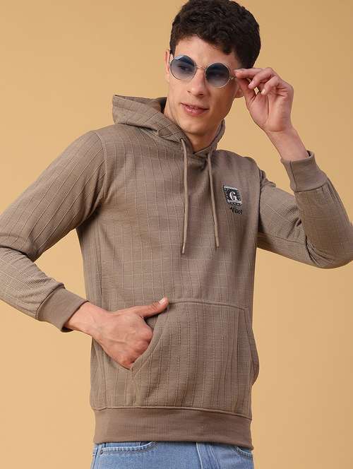 men self design long sleeve regular fit sweatshirt - 22156484 - Very Small Image - 1