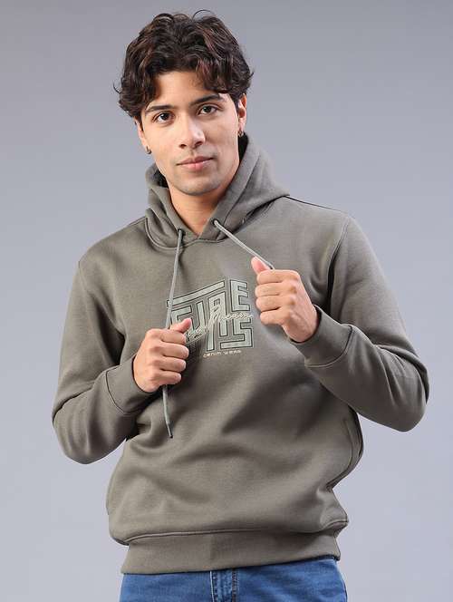 men chest print long sleeve regular fit sweatshirt - 22157162 - Very Small Image - 1