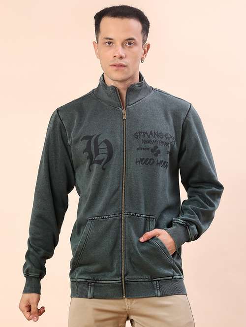 men chest print long sleeve regular fit sweatshirt - 22171284 - Very Small Image - 1