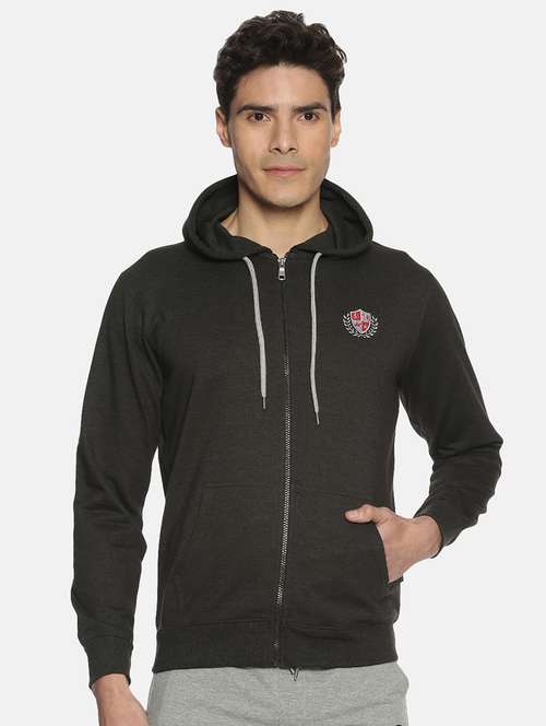 men solid long sleeve regular fit sweatshirt - 22220175 - Very Small Image - 1