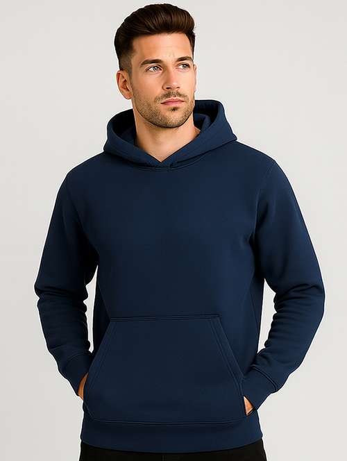 men solid long sleeve regular fit sweatshirt - 22227229 - Very Small Image - 1