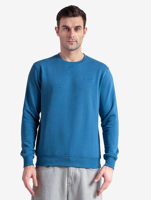 men solid long sleeve regular fit sweatshirt - 22243973 - Very Small Image - 1
