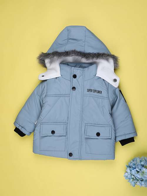 boys solid long sleeve jacket - 22247382 - Very Small Image - 1