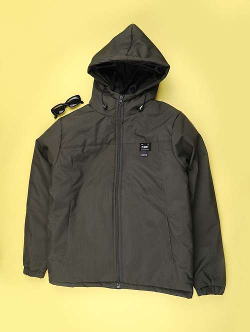 boys solid long sleeve jacket - 22257908 - Very Small Image - 1