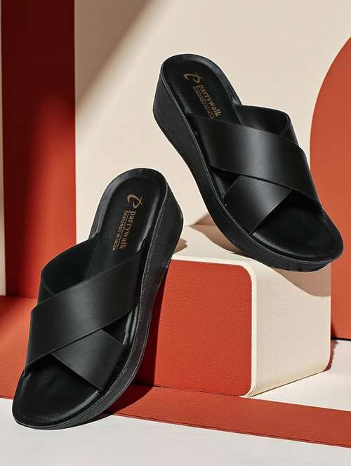 women black slip on wedge - 22292295 - Very Small Image - 1